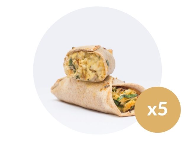 Burrito congelado integral de Yamaní-Pollo-Cherrys - 5 bolsas