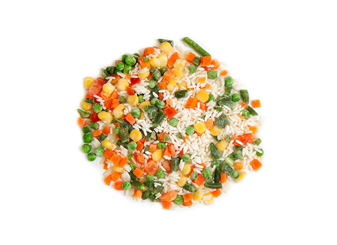 Mix de Vegetales con Arroz IQF - 1 Kg -